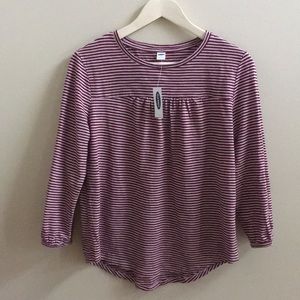 Old Navy- NWT! striped long sleeve tee, size S